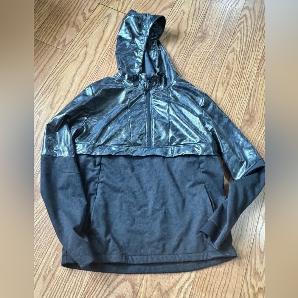 Under Armour Windbreaker Jacket Hooded Coat Hybrid Anorak Men's LARGE